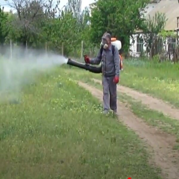 Обробка ділянки від кліщів