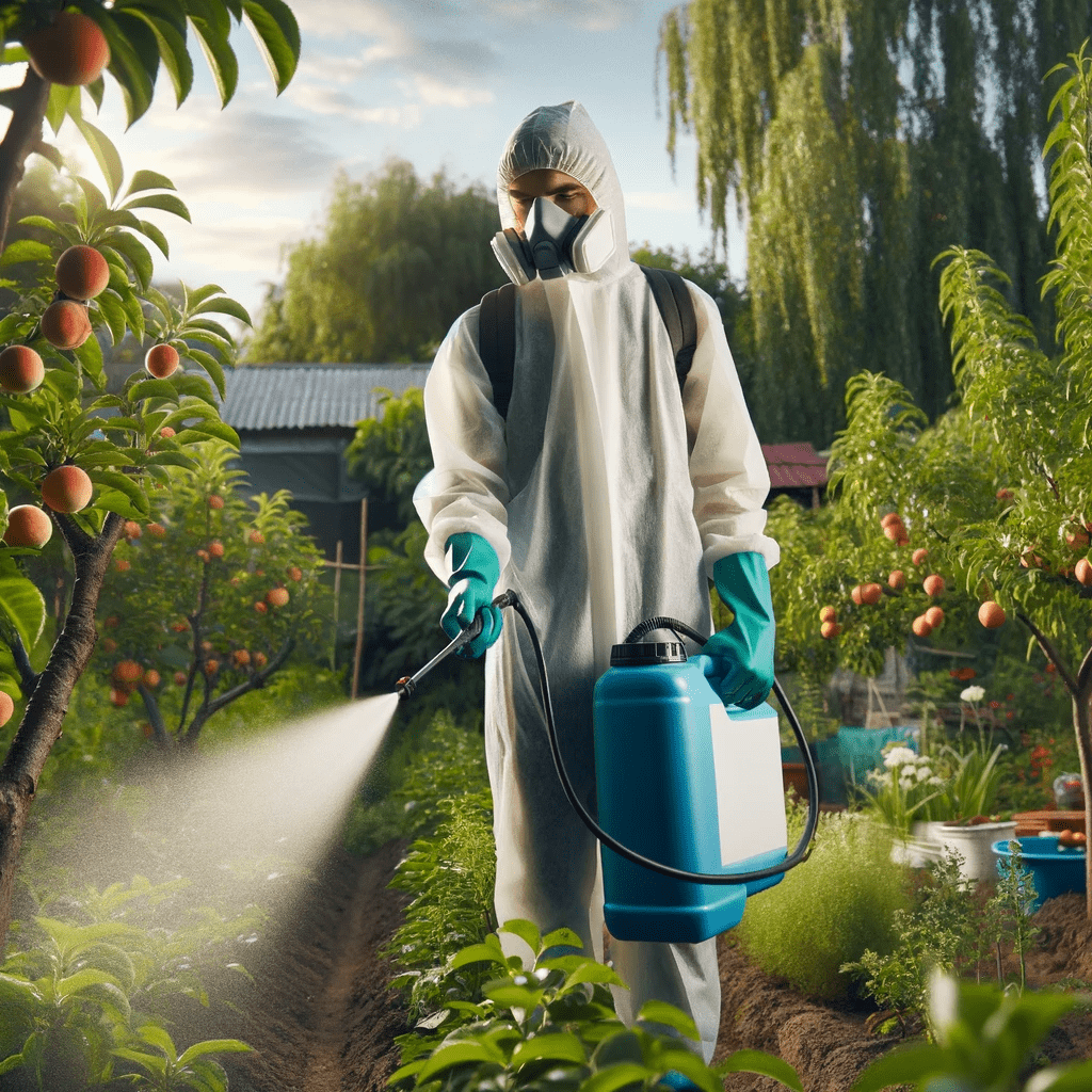 Обработка сада от вредителей